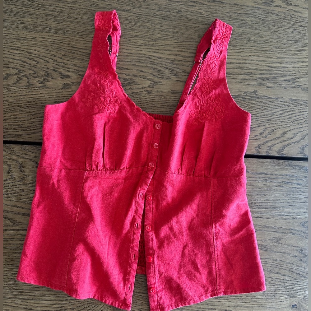 NWT Red Hollister Tank
